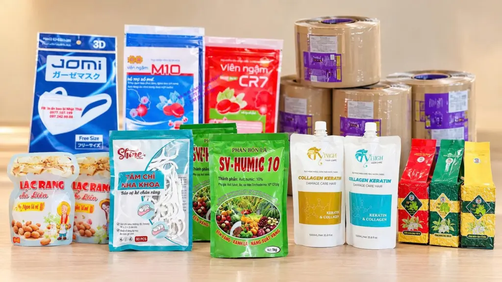 Sản phẩm bao bì do Nhật Thái sản xuất
